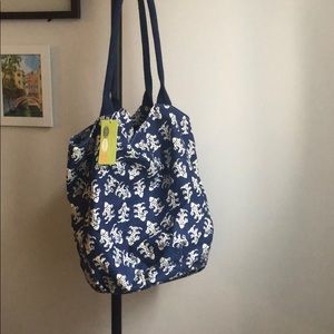Canvas Beach / Tote Bag (Rock Flower Paper)